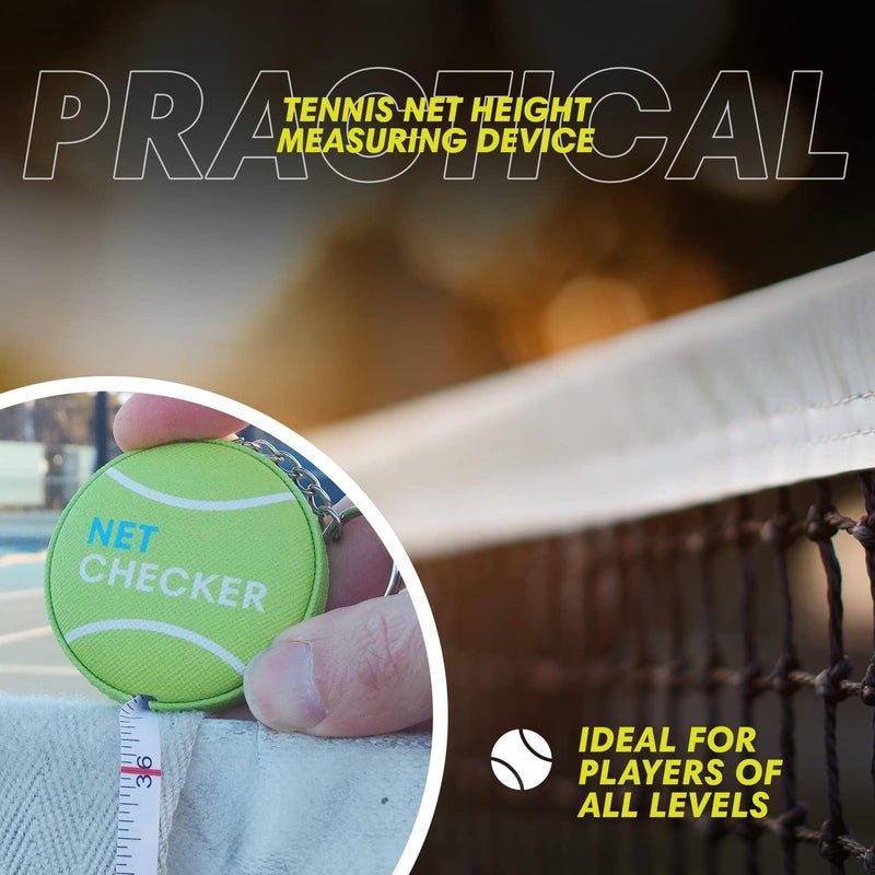 Scoring Right Net Checker Tennis Net Height Measuring Tape and Keyring - Image 4